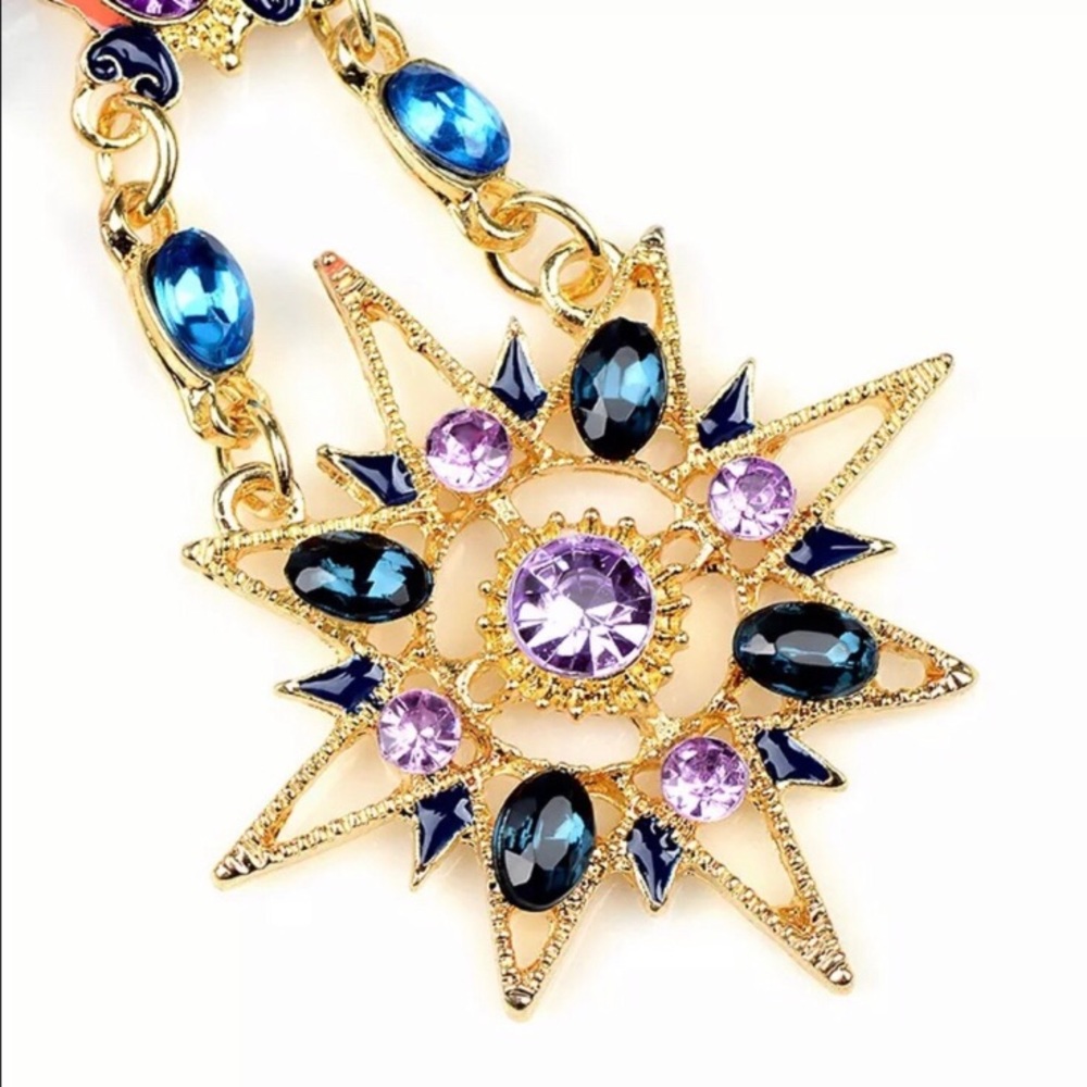 Out Of This World Sun & Moon Boho Earrings - Picture 6 of 10